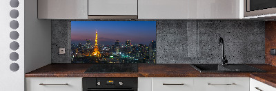 Spatscherm keuken Tokyo Tower