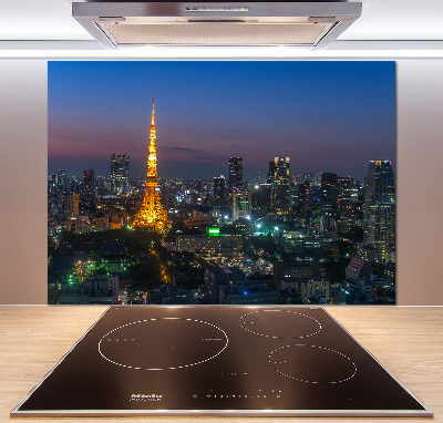 Spatscherm keuken Tokyo Tower