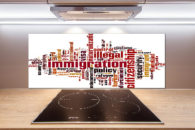 Spatplaat keuken Immigratie