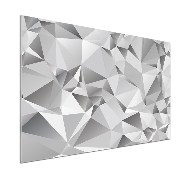 Glazen achterwand keuken 3D-abstractie