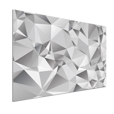 Glazen achterwand keuken 3D-abstractie