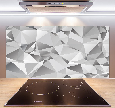 Glazen achterwand keuken 3D-abstractie