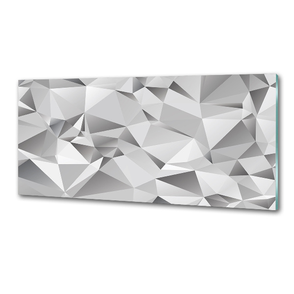 Glazen achterwand keuken 3D-abstractie