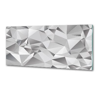 Glazen achterwand keuken 3D-abstractie