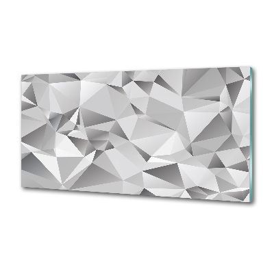 Glazen achterwand keuken 3D-abstractie