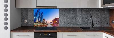 Keuken achterwand Straten van Abu Dhabi