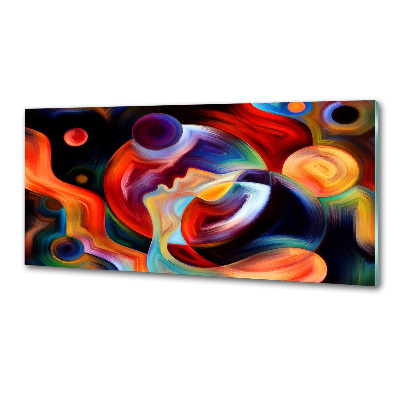 Spatscherm keuken Abstractie