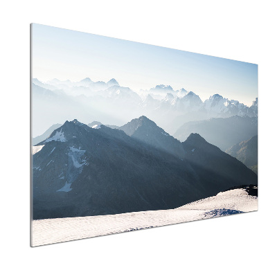 Achterwand keuken Bergtoppen