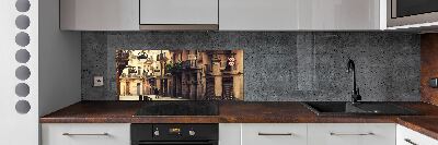 Achterwand keuken Straten van Barcelona