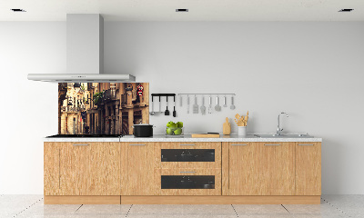 Achterwand keuken Straten van Barcelona