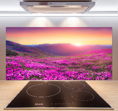 Keuken achterwand Roze heuvels