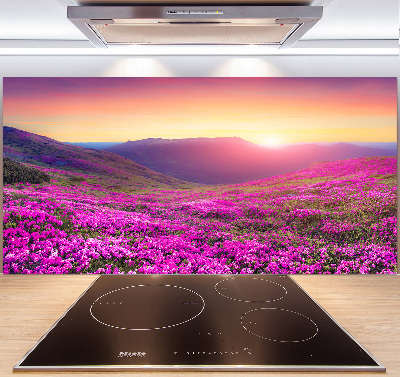 Keuken achterwand Roze heuvels