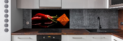 Keuken achterwand Chili en cayennepeper