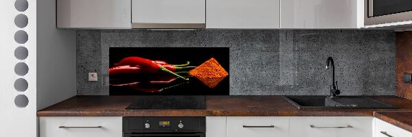 Keuken achterwand Chili en cayennepeper