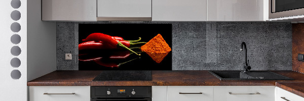 Keuken achterwand Chili en cayennepeper