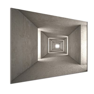 Keuken achterwand Betonnen tunnel