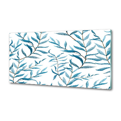 Spatscherm keuken Bladeren