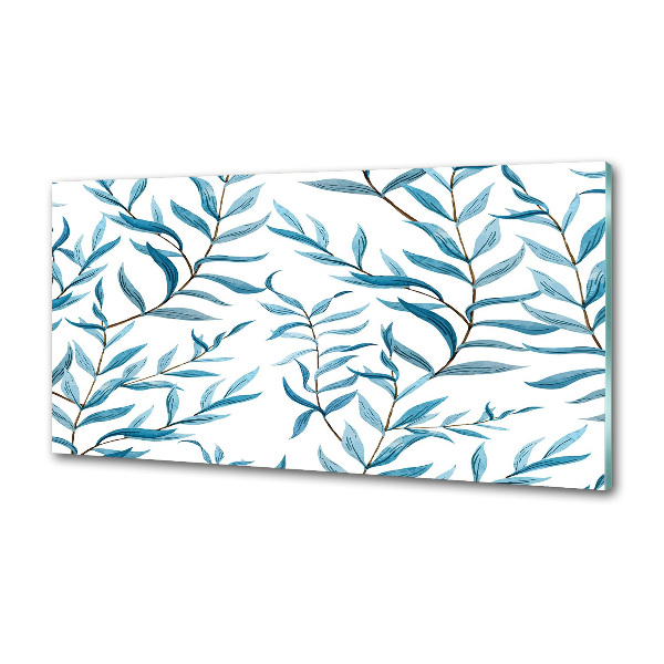 Spatscherm keuken Bladeren