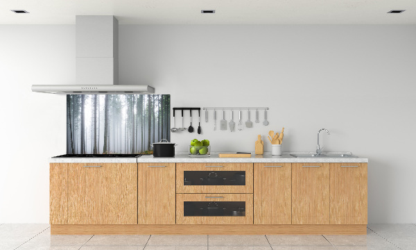 Keuken achterwand Mist in het bos