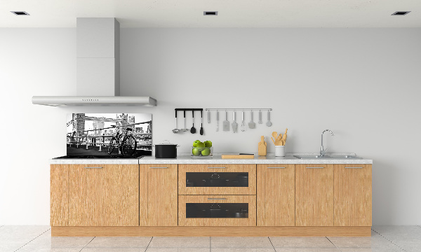 Spatplaat keuken Fietsen in Londen