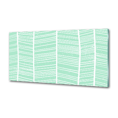 Spatplaat keuken Visgraatpatroon