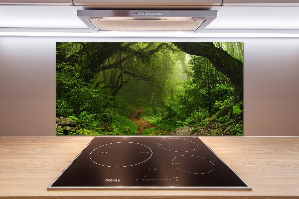 Spatscherm keuken Oerwoud in Nepal