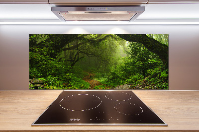 Spatscherm keuken Oerwoud in Nepal