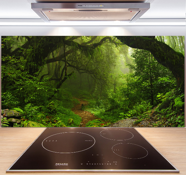 Spatscherm keuken Oerwoud in Nepal