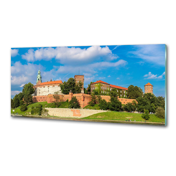 Glazen achterwand keuken Krakau, Polen