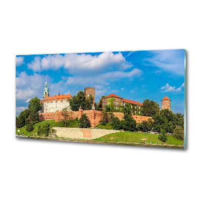 Glazen achterwand keuken Krakau, Polen