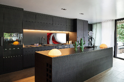 Keuken achterwand Golven op de achtergrond