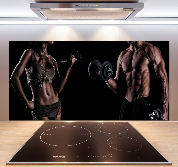 Glazen achterwand keuken Spieropbouw