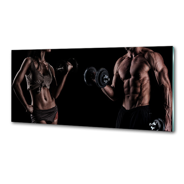 Glazen achterwand keuken Spieropbouw