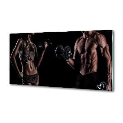 Glazen achterwand keuken Spieropbouw