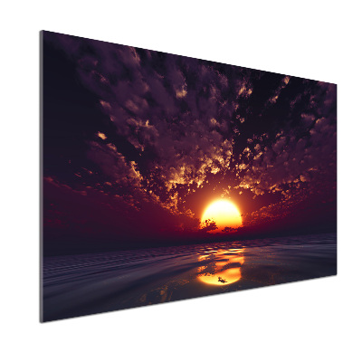 Glazen achterwand keuken Zonsondergang