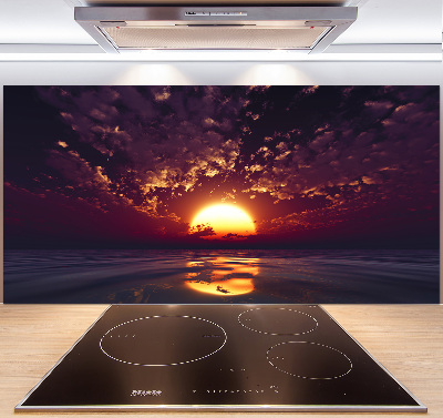 Glazen achterwand keuken Zonsondergang