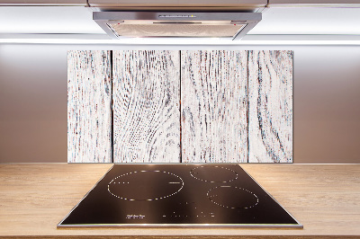 Achterwand keuken Houten muur