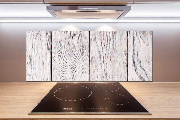 Achterwand keuken Houten muur