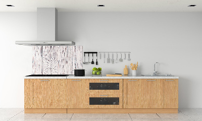 Achterwand keuken Houten muur