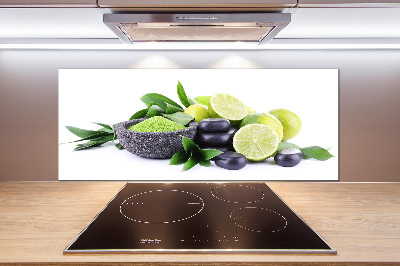 Keuken achterwand Kalk en stenen