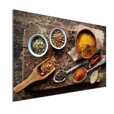 Glazen achterwand keuken Specerijenmengsel