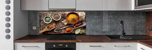 Glazen achterwand keuken Specerijenmengsel