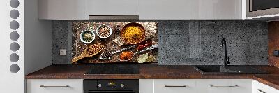 Glazen achterwand keuken Specerijenmengsel