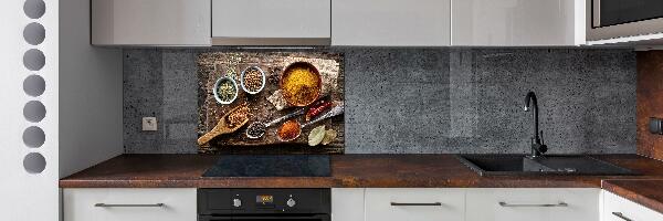 Glazen achterwand keuken Specerijenmengsel