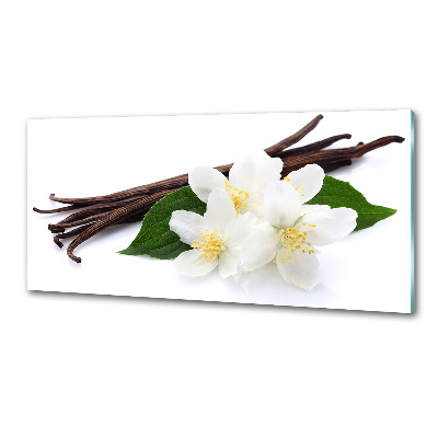 Achterwand keuken Jasmijn en vanille