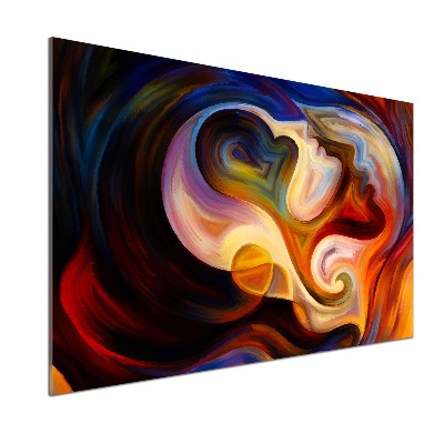 Glazen achterwand keuken Abstractie