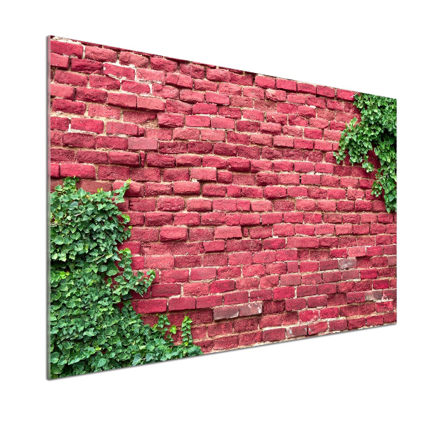 Spatscherm keuken Bakstenen muur