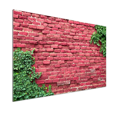 Spatscherm keuken Bakstenen muur