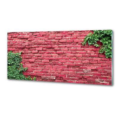 Spatscherm keuken Bakstenen muur