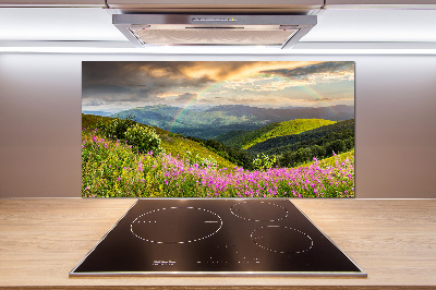 Spatplaat keuken Berglandschap